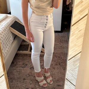 Pistols High Waisted Button Jean Size 28